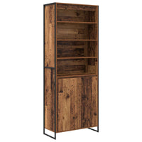 Hoge Kasten Bewerkt Hout
