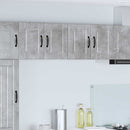 Wand Glas Kasten Porto 2 Pcs Beton Grijs Betongrijs
