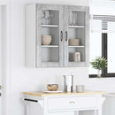 Wand Glas Kasten Porto 2 Pcs Beton Grijs Betongrijs