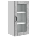 Wand Glas Kasten Porto 2 Pcs Beton Grijs Betongrijs