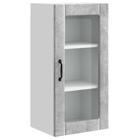 Wand Glas Kasten Porto 2 Pcs Beton Grijs Betongrijs