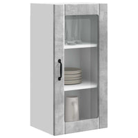 Wand Glas Kasten Porto 2 Pcs Beton Grijs Betongrijs