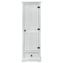 Kasten Met Lade 55 X 50 X 170 Cm Massief Grenenhout