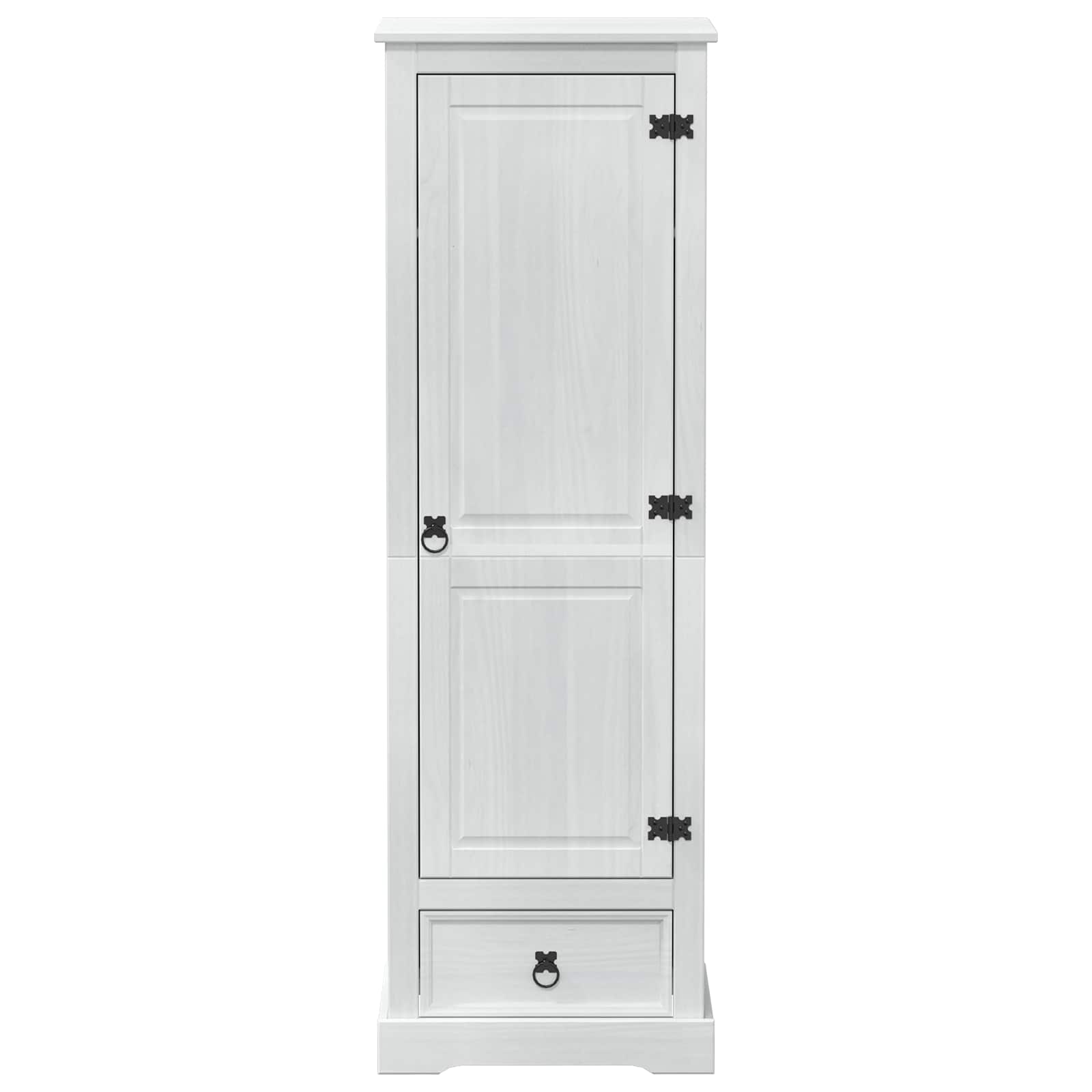Kasten Met Lade 55 X 50 X 170 Cm Massief Grenenhout