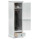 Kasten Met Lade 55 X 50 X 170 Cm Massief Grenenhout
