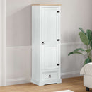 Kasten Met Lade 55 X 38 X 170 Cm Massief Grenenhout