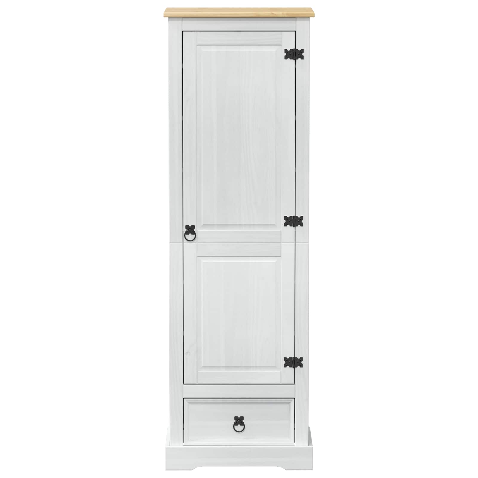 Kasten Met Lade 55 X 38 X 170 Cm Massief Grenenhout