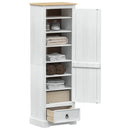 Kasten Met Lade 55 X 38 X 170 Cm Massief Grenenhout