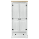 Kasten Met Lade 76 X 50 X 170 Cm Massief Grenenhout