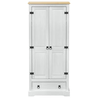 Kasten Met Lade 76 X 50 X 170 Cm Massief Grenenhout