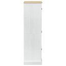Kasten Met Lade 76 X 50 X 170 Cm Massief Grenenhout