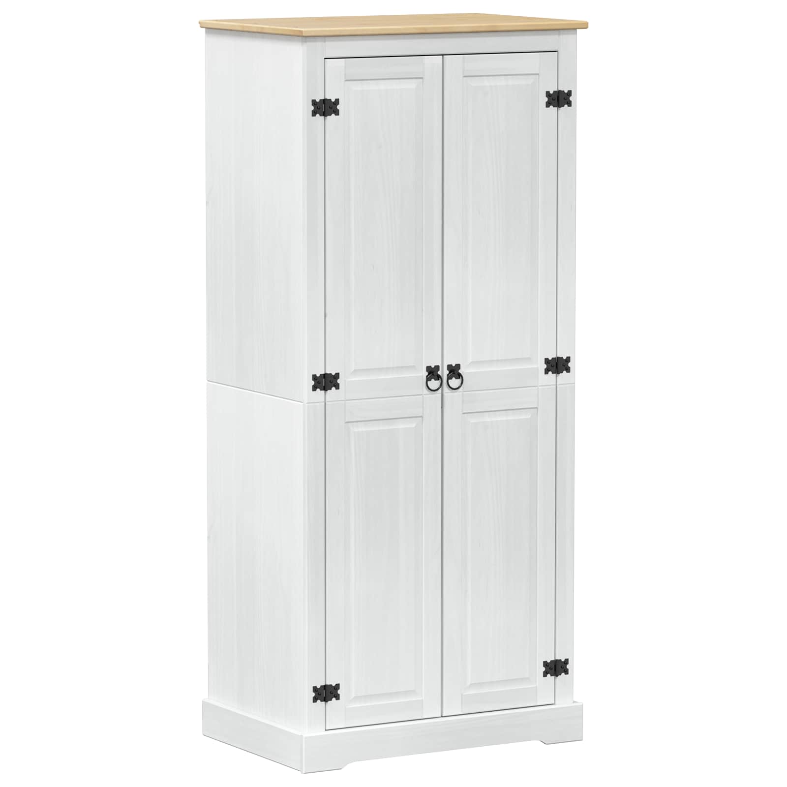 Kasten Met Plank 76 X 50 X 170 Cm Massief Grenenhout