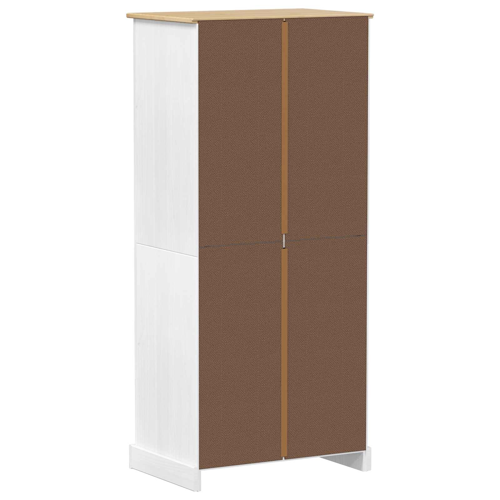 Kasten Met Plank 76 X 50 X 170 Cm Massief Grenenhout
