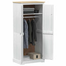 Kasten Met Plank 76 X 50 X 170 Cm Massief Grenenhout