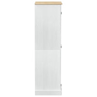 Kasten Met Plank 76 X 50 X 170 Cm Massief Grenenhout