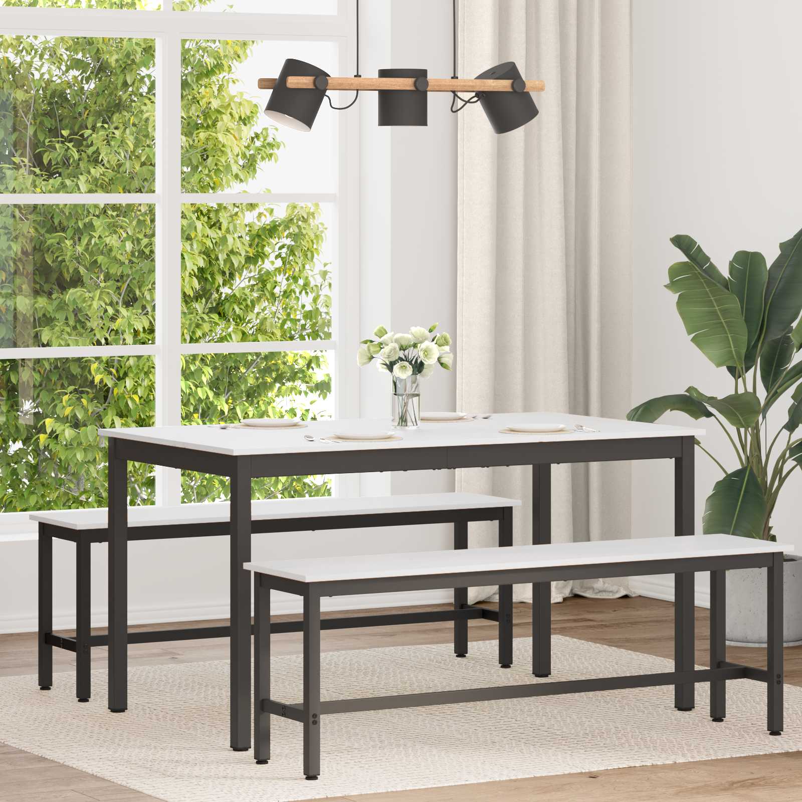Eettafel Massief Grenenhout