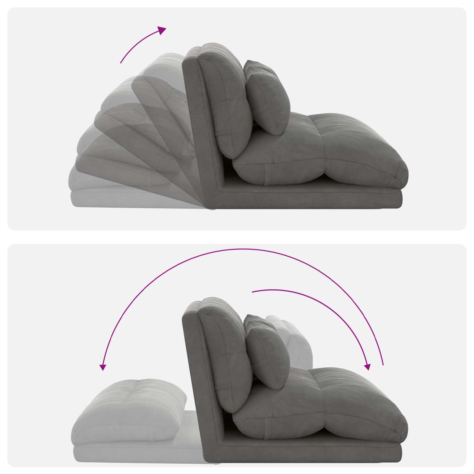 Verstelbare Vlo Stoelen Fluweel