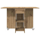 Eettafel 115 X 70 X 75 Cm Bewerkt Hout