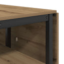 Eettafel 122 X 80 X 76,5 Cm Bewerkt Hout