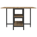 Eettafel 122 X 80 X 76,5 Cm Bewerkt Hout