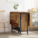 Opvouwbare Eettafel Met Wielen 130 X 80 X 76,5 Cm Staal Pb