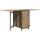 Eettafel 144 X 60 X 75 Cm Bewerkt Hout