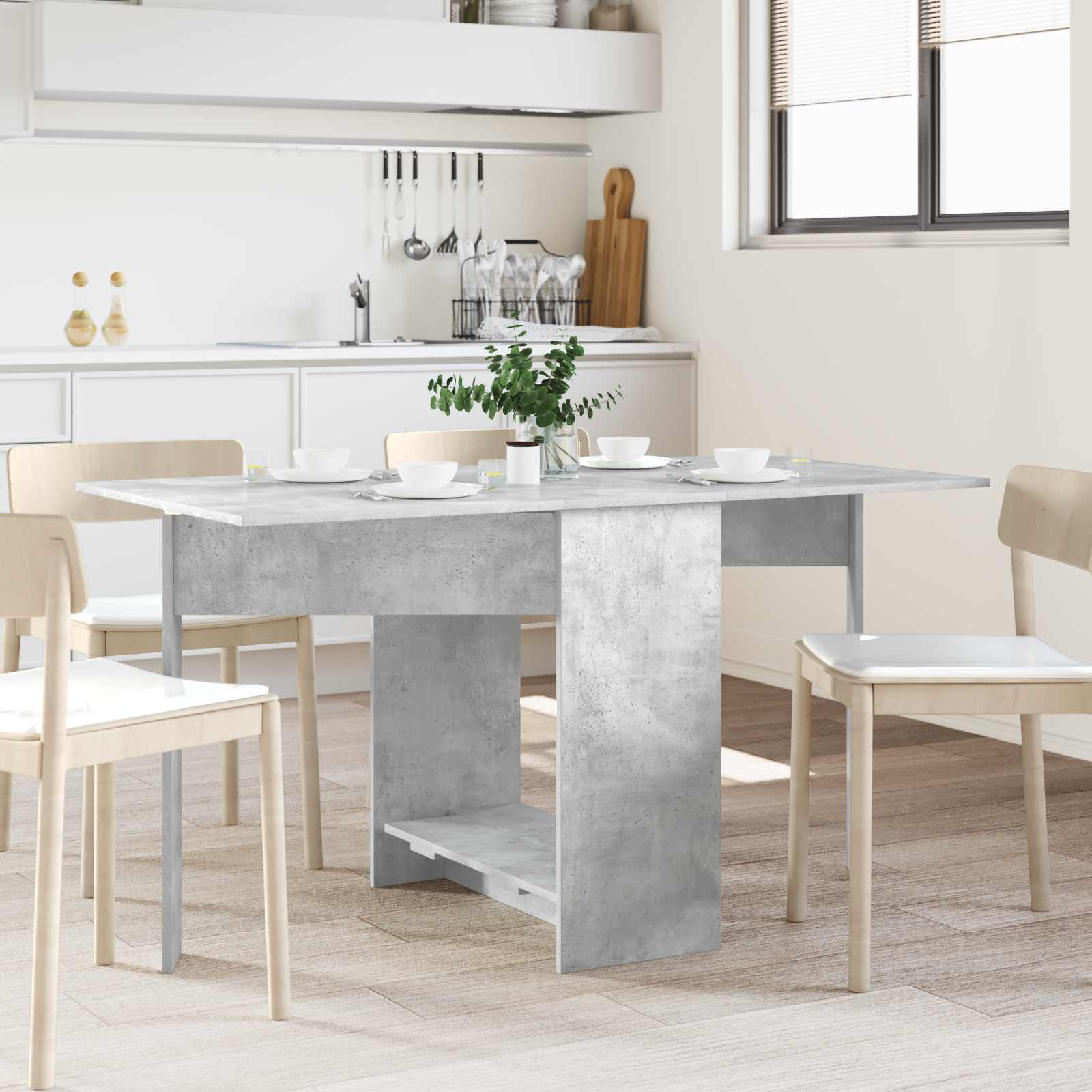 Eettafel 138 X 70 X 73,5 Cm Bewerkt Hout Rechthoekig
