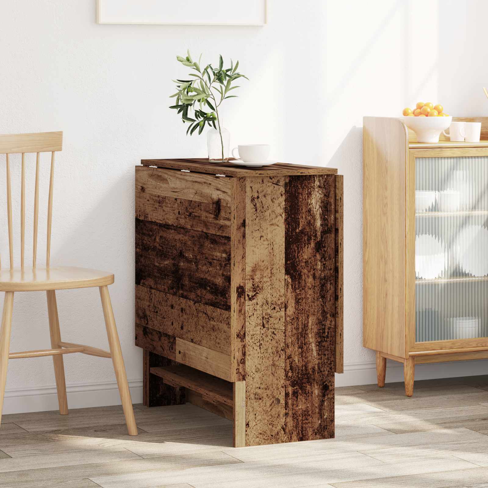 Eettafel 138 X 70 X 73,5 Cm Bewerkt Hout Rechthoekig