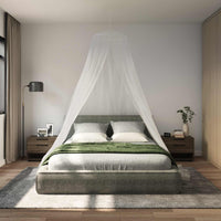 Klamboe Voor Bed 3 Pcs 156 Mesh ⌀56 X 220 Cm Polyester