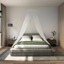 Klamboe Voor Bed 3 Pcs 156 Mesh ⌀56 X 220 Cm Polyester