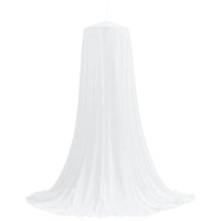 Klamboe Voor Bed 3 Pcs 156 Mesh ⌀56 X 220 Cm Polyester