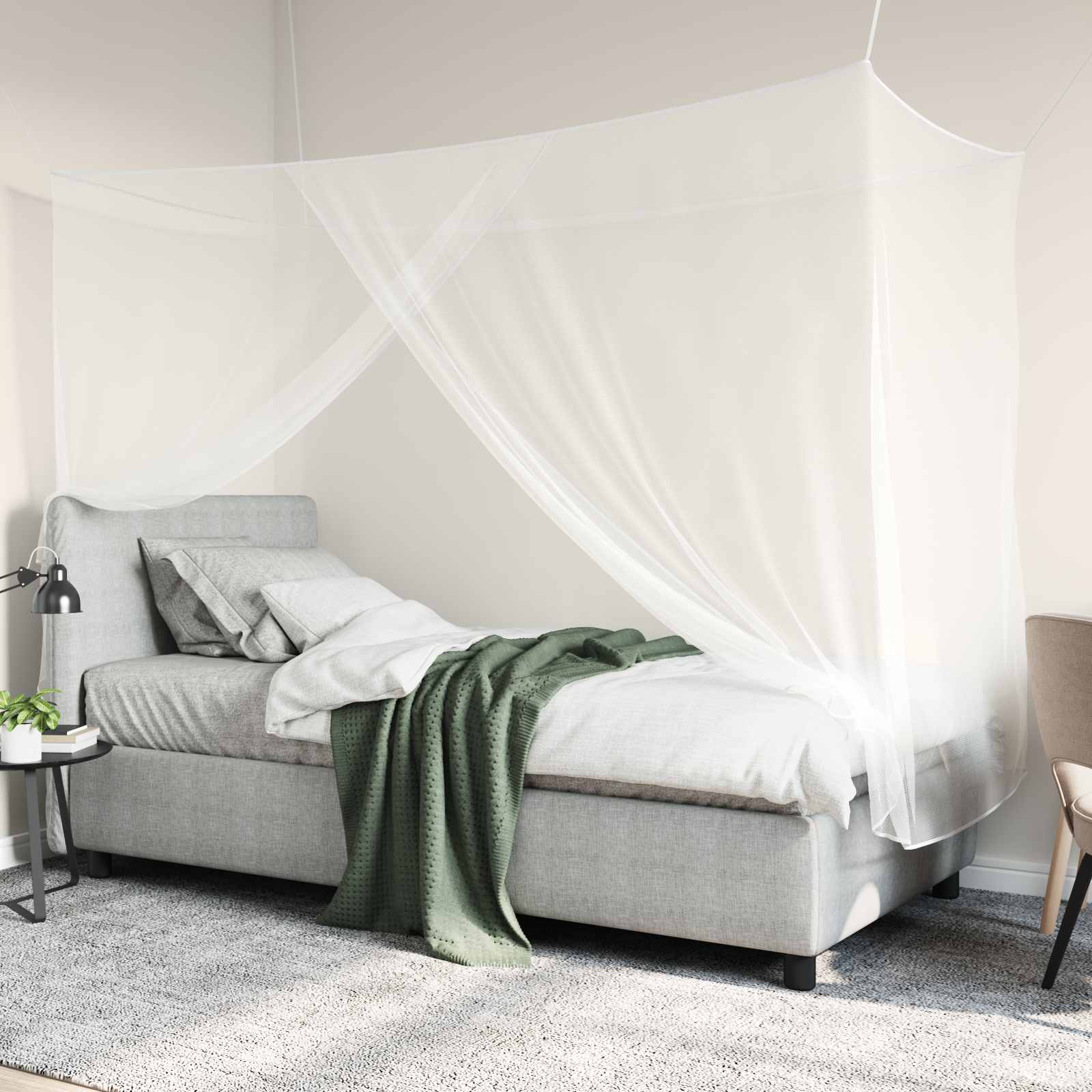 Muggennetje Voor Bed 156 Gaas 3 Pcs Polyester