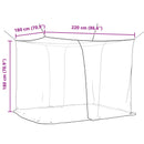 Muggennetje Voor Bed 156 Gaas 3 Pcs Polyester