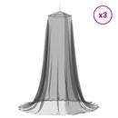 Klamboe Voor Bed 3 Pcs 156 Mesh ⌀56 X 220 Cm Polyester