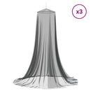 Klamboe Voor Bed 3 Pcs 156 Mesh ⌀56 X 220 Cm Polyester