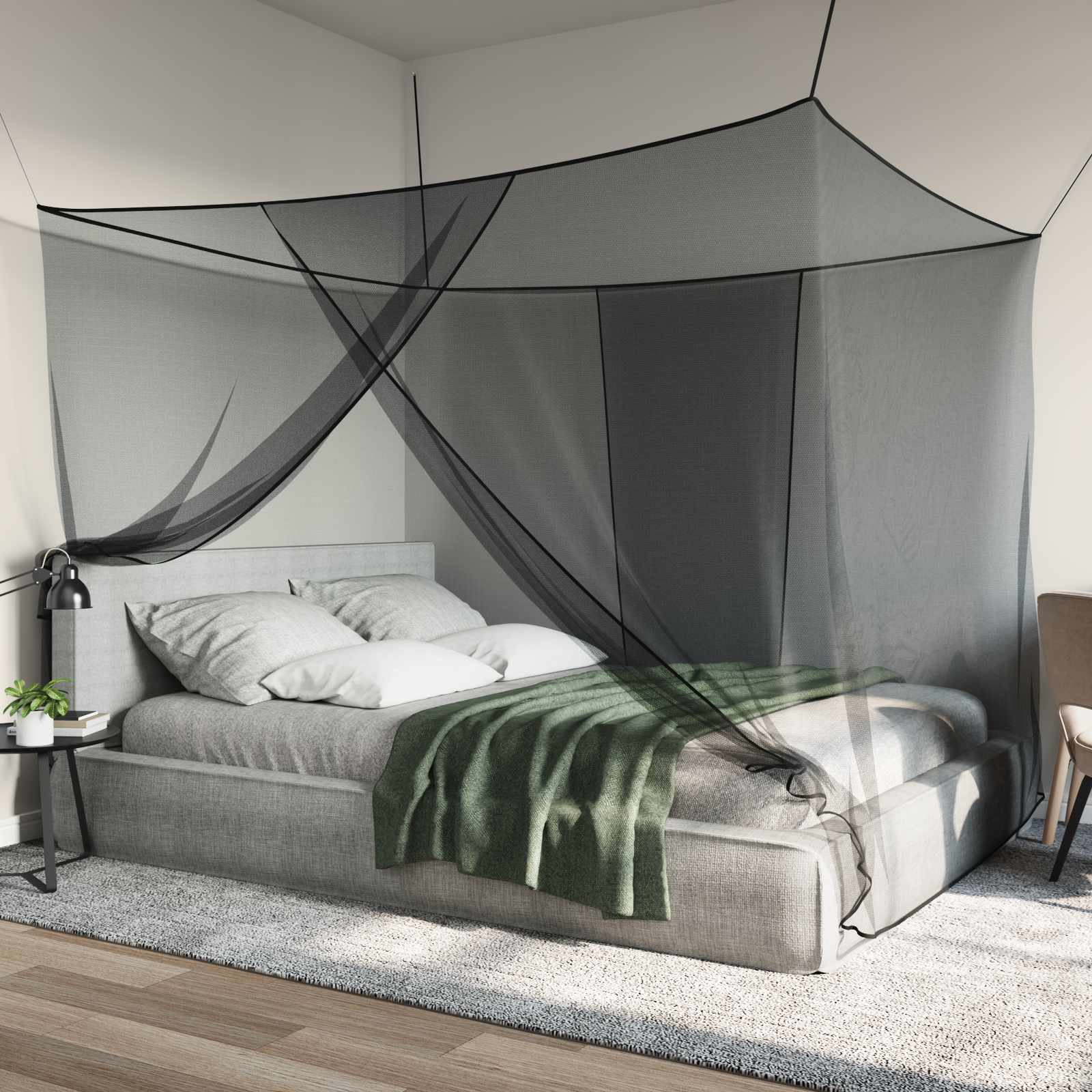 Muggennetje Voor Bed 156 Gaas 3 Pcs Polyester