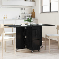 Eettafel 140 X 80 X 77 Cm Bewerkt Hout Rechthoekig