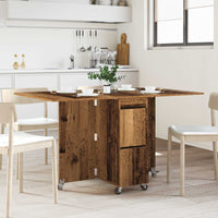 Eettafel 140 X 80 X 77 Cm Bewerkt Hout Rechthoekig