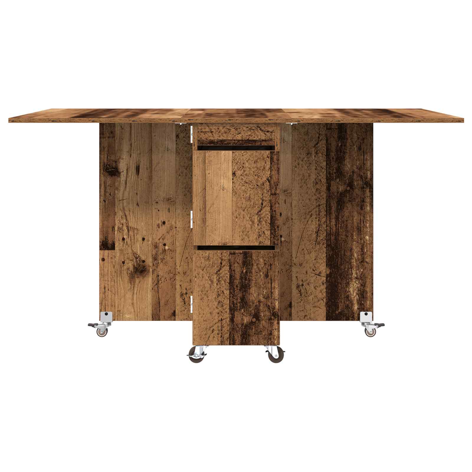 Eettafel 140 X 80 X 77 Cm Bewerkt Hout Rechthoekig