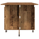 Eettafel 140 X 80 X 77 Cm Bewerkt Hout Rechthoekig