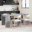 Eettafel 240 X 85 X 75 Cm Bewerkt Hout Rechthoekig