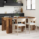 Eettafel 240 X 85 X 75 Cm Bewerkt Hout Rechthoekig