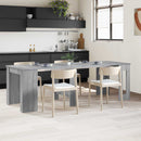 Eettafel 240 X 85 X 75 Cm Bewerkt Hout Rechthoekig