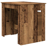 Eettafel 240 X 85 X 75 Cm Bewerkt Hout Rechthoekig
