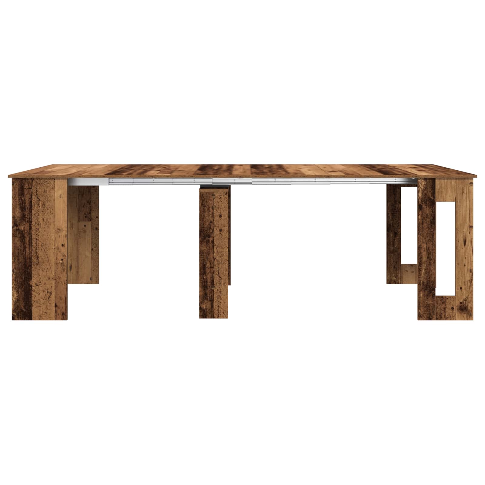 Eettafel 240 X 85 X 75 Cm Bewerkt Hout Rechthoekig