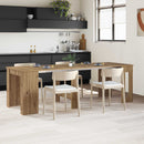 Eettafel 240 X 85 X 75 Cm Bewerkt Hout Rechthoekig