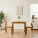 Eettafel Massief Eikenhout Naturel Rechthoekig