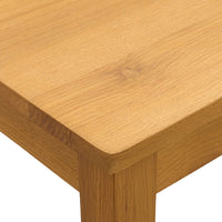 Eettafel Massief Eikenhout Naturel Rechthoekig
