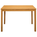 Eettafel Massief Eikenhout Naturel Rechthoekig