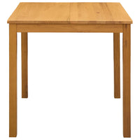 Eettafel Massief Eikenhout Naturel Rechthoekig